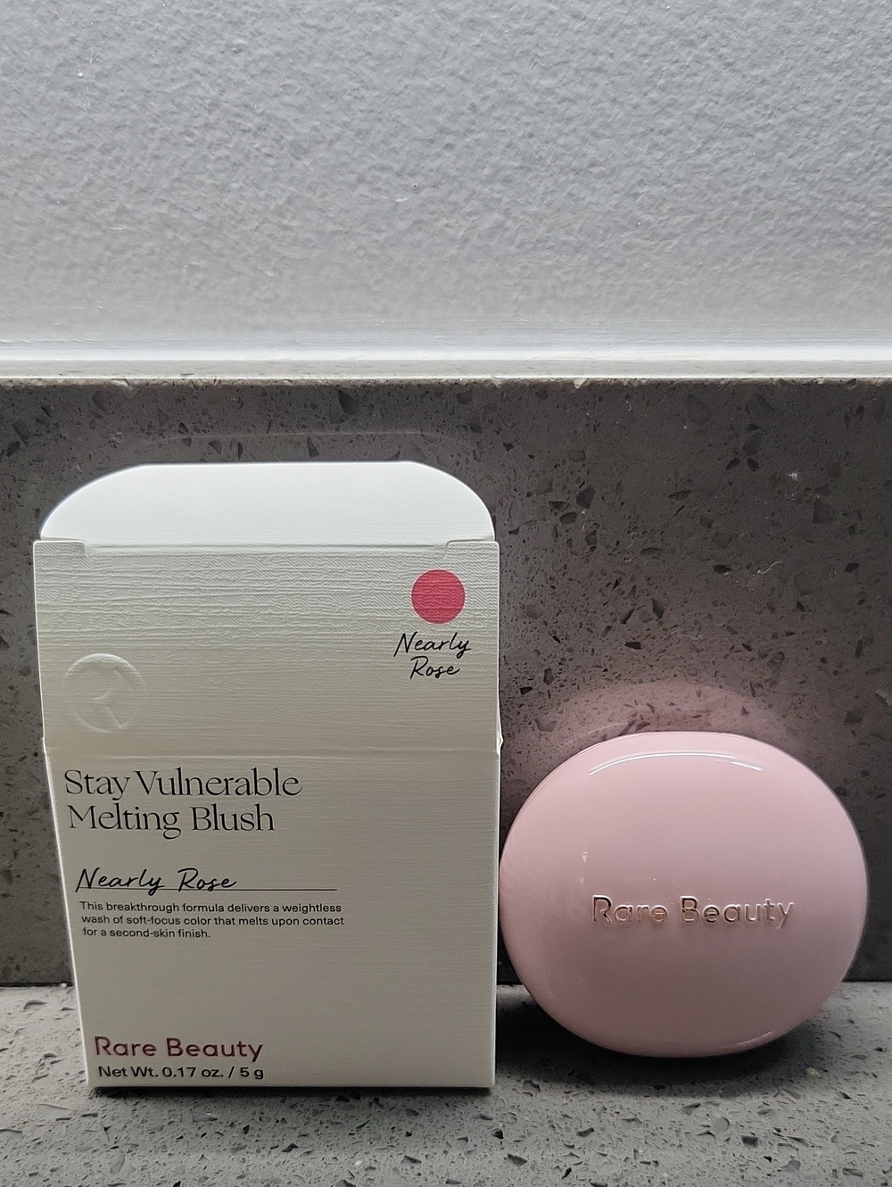 Rare Beauty Melting Blush Compact - Nearly Rose Pink